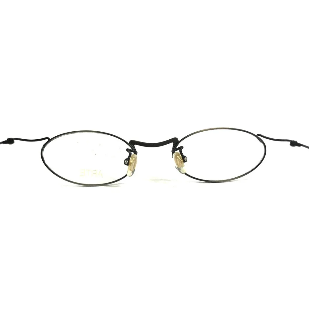 Vintage Arte Eyeglasses Frames MOD 5114 COL 13 Black Red Gray Oval 45-18-128